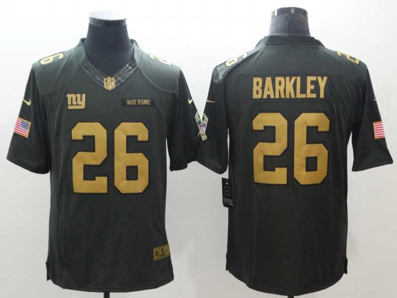 Nike Giants 26 Saquon Barkley Gold Anthracite Salute To Service Limited Jersey,We sell and wholesale Nike Giants 26 Saquon Barkley Gold Anthracite Salute To Service Limited Jersey on line form chian!